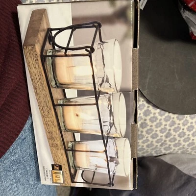 San Miguel Three Votive Tray - Image 1 of 2