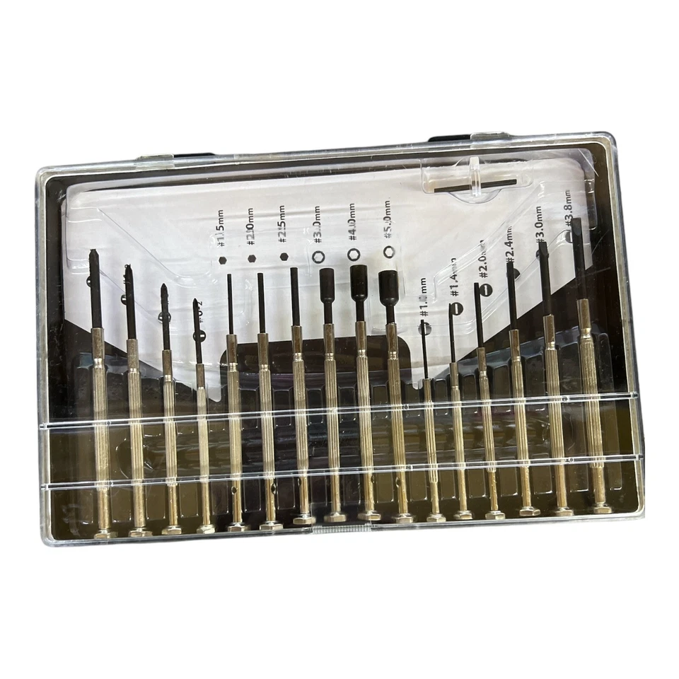 16 Pcs Precision Screwdriver Set- Ensemble - Image 1 of 2