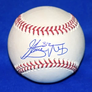 STEVEN MATZ NYMETS, ST. LOUIS CARDINALS SIGNED OML BASEBALL / JSA COA - Picture 1 of 2