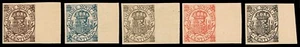 España./ Fiscales 1903. Alemany x 74s/78s. Serie completa Sin dentar. Muy rara. - Picture 1 of 1