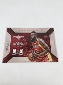 2015-16 Hoops End 2 End #15 James Harden Card Brooklyn Nets