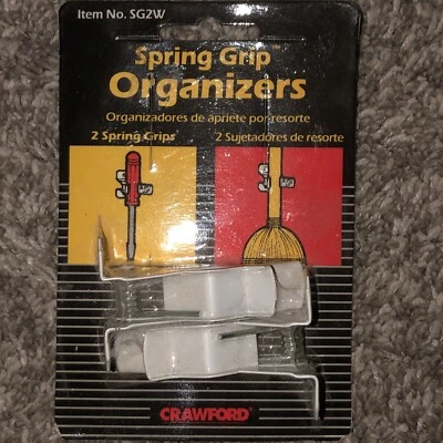 Crawford SG2W acero blanco acabado zinc 5 lb. Capacidad Spring Grip 2 Spring Foto 1 de 4