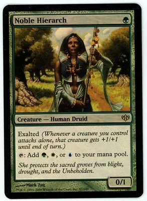 ***1x FOIL Noble Hierarch*** MTG Conflux -Kid Icarus- - Image 1 of 2