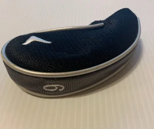 NIKE 6 IRON RIGHT HANDED IRON COVER BLACK / GRAY PRE-OWNED - Picture 1 of 3