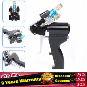 Air Purge Spray Gun Self Cleaning Polyurethane P2 PU Foam Spray Gun 35Mpa Black - Picture 1 of 11