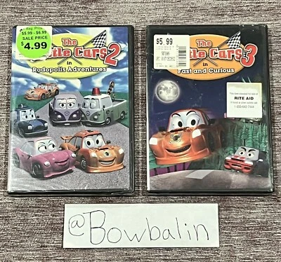 The Little Cars 2 & 3 : Rodopolis Adventures - Fast & Curious ( DVD Set ) NEW ! - Image 1 of 4