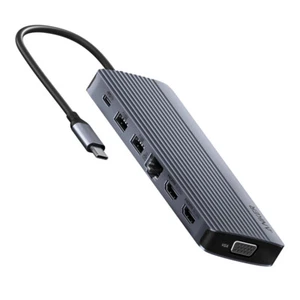 Anker 14 in 1 USB C Docking Station,USB C Hub Triple Display, With 4K HDMI, 1080 - Picture 1 of 8