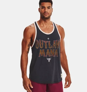 Under Armour UA Project Rock Men's Outlaw Mana Tank NWT Sz XL - Picture 1 of 6
