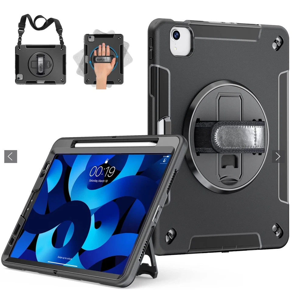Heavy Duty Stand Case Cover for iPad 10.2 iPad 10.9 iPad 7.9 iPad 11 iPad 9.7 - Image 1 of 1
