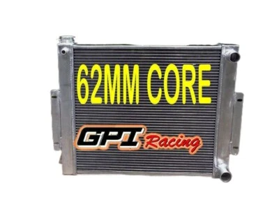 Radiador de aluminio 62 mm para jeep cj7 con chevy v8 ls intercambiable 1976-1986 1985 1984 1977 Foto 1 de 4