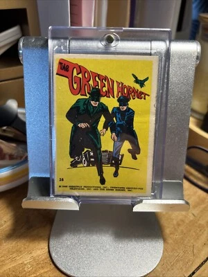 RARE-1966 TOPPS GREEN HORNET STICKERS BRUCE LEE -#15  - Image 1 of 2