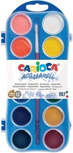 Carioca Watercolors Palette 12pezzo(i) Multi pittura ad acqua - Foto 1 di 1