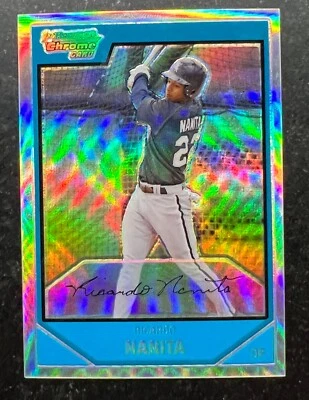 2007 Bowman Chrome Prospects Refractor Ricardo Nanita #82 247/500 - Image 1 of 2