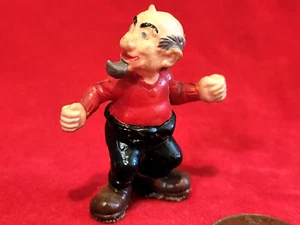 Vintage Disney handbemalt PAPPY YOKUM Comic Figur Spielzeug-MARX Toys 1,5" - Bild 1 von 9