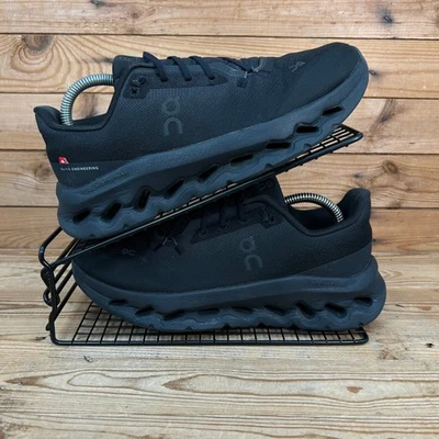 On Running Trainers Mens Size UK 7 Cloudtilt Triple Black Eclipse Swiss Shoes - Image 1 of 4