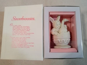 1998 Dept. 56 Springtime Stories of the Snowbunnies DOUBLE YOLK #56.26293 - MINT - Picture 1 of 6