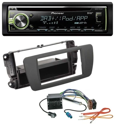 Pioneer DAB USB MP3 AUX CD Autoradio für Seat Ibiza (ab 12) - tuam grey - Bild 1 von 4