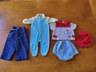 Vintage Baby Boy Clothes Lot! 70's  Cradle Togs Healthtex Rubber Pants - Image 1 of 4