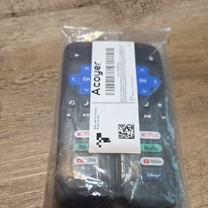 2 Pack ROKU TV Remote w/ Netflix Hulu YouTube Disney+ OEM - Picture 1 of 2