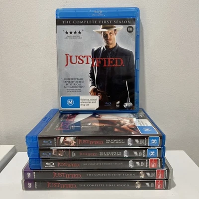 Justified Temporada 1-6 Serie Completa Set 1 2 3 4 5 6 Final Blu Ray DVD Región 4 Foto 1 de 4