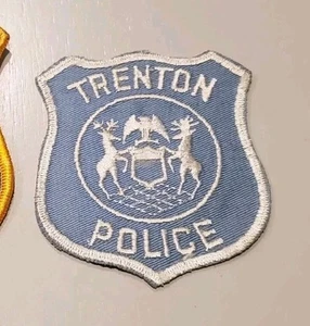 Gilet Polizia Trenton Michigan Taglia Patch - Foto 1 di 2