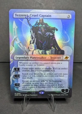 Tezzeret, Cruel Captain (Borderless) Edge of Eternities Foil - Image 1 of 2