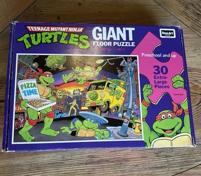 Teenage Mutant Ninja Turtles Vintage 1989 Floor Puzzle 30 Pieces - Image 1 of 4