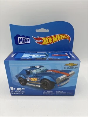 Juego de construcción Mega Hot Wheels 64 Chevrolet Corvette Grand Sport Foto 1 de 4