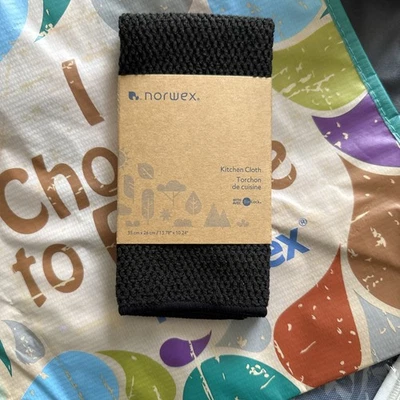 Новый с Ярлыками 1 x Norwegianx бриллиант текстурированная кухонная ткань уголь оникс черный Envirocloth новый - Изображение 1 из 4