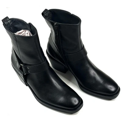 Paul Green West Botín Cuero Negro Mujer Reino Unido 5.5/Estados Unidos 8 Motociclista Nuevo $499 Foto 1 de 4