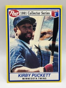 1991 Post Müsli Kirby Puckett #28 von 30 Minnesota Twins fast neuwertig - Bild 1 von 2