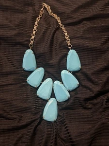 Kendra Scott Aqua Harlow Necklace - Picture 1 of 2