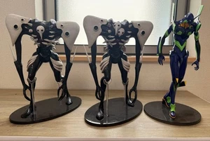 Evangelion Figure Set3pcs EVA-01 10th Angel 12th Angel Japan Made Used Excellent - Picture 1 of 3