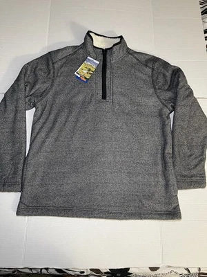 NWT Orvis 1/4 Zip Sweater Men’s Size Large Grey Sherpa Llned - Image 1 of 4