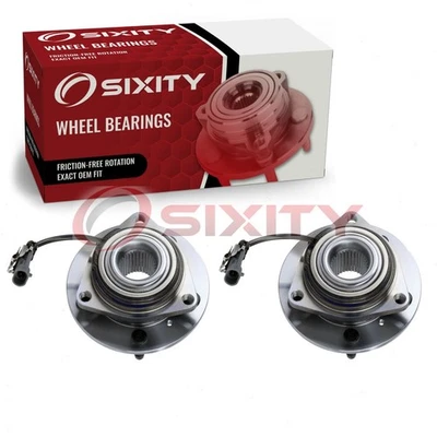 2 pc Sixity Rear Wheel Bearing Hub Assembly for 2001-2005 Pontiac Aztek jy Foto 1 de 4