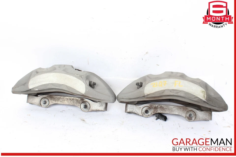 Conjunto de 2 pinças de freio dianteiras esquerda e direita Audi Q7 17-24 fabricante de equipamento original - Imagem 1 de 4