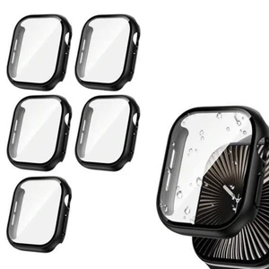 5x Case With Screen Protector For Apple Watch Series 10/9/8/SE2/7/6/SE/5/4/3/2/1 - Picture 1 of 18