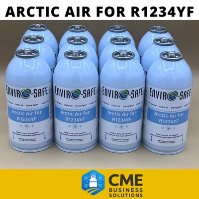 GET COLDER AIR BOOSTER, Arctic Air Refrigerant Support for R1234yf case of 12 - Image 1 of 4