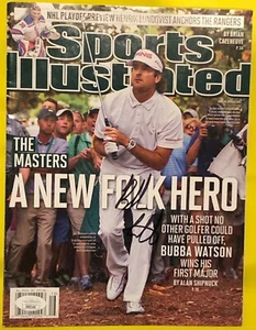 BUBBA WATSON signed April 12, 2012 SPORTS ILLUSTRATED SI JSA COA 2025 Masters - Picture 1 of 3