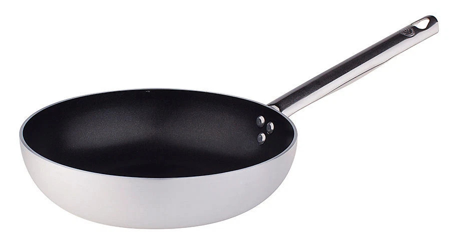 PADELLA ALTA A SALTARE  ALLUMINIO ANTIADERENTE  BALDASSAR  AGNELLI MANICO INO - Immagine 1 di 1