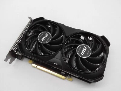 MSI GeForce RTX 4060 VENTUS 2X BLACK 8G OC 8GB GDDR6 Graphics Card GPU - Image 1 of 4