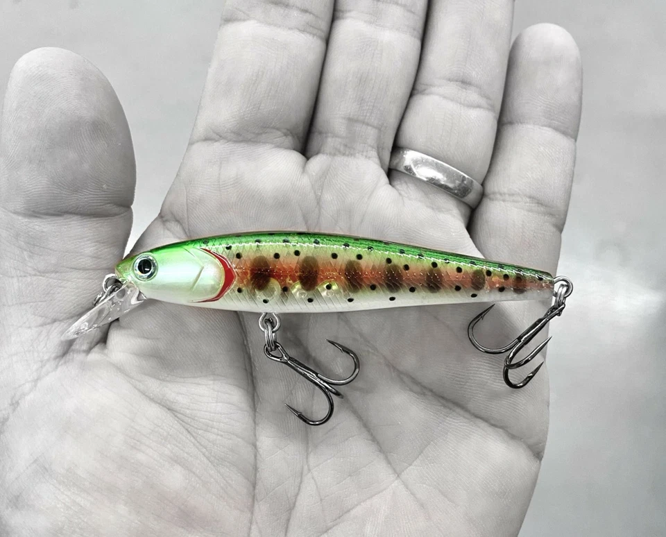 Dynamic Lures J-Spec (Ghost Rainbow) Jerkbait Fishing Lure