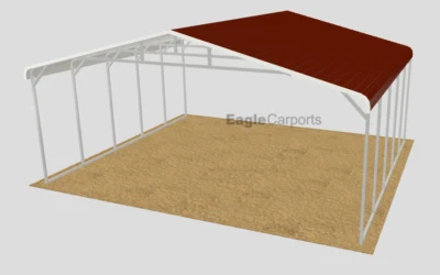 Cochera triple ancha 30'x25'x10' - ¡Instalada! TX-VA (los precios varían/otros estados) Foto 1 de 4