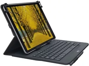 Logitech Universal Folio Tablet Keyboard Cover Case 10.2" iPad 2019 920-008334 - Picture 1 of 6