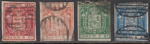 ESPAÑA - ESCUDO DE ESPAÑA - Nº 24/27 - AÑO 1854 - COMPLETA - Bild 1 von 1