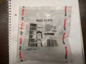 Fischer WDE 8 x 110 wall mounted basin fixing kit. FREE POSTAGE nr 27010 - Picture 1 of 3