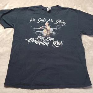 Camiseta Brandon Rios Bam Bam Boxeo L Grande Boxer Sin Agallas Sin Gloria Negra Gildan - Imagen 1 de 10
