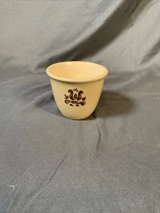 Pfaltzgraff VILLAGE Custard Cups Dessert Brown Stoneware USA Vintage - Picture 1 of 4