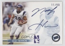 2005 Press Pass Auto Blue 11/50 Noah Herron Rookie RC