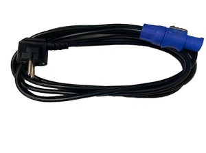 12ft European HO5VV-F Power cord to Neutrik powercon female NAC3FCA 300/500v - Picture 1 of 5